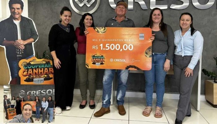 Cresol Integração já premiou 70 cooperados na campanha Cooperar é Ganhar